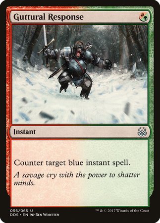 Guttural Response [Duel Decks: Mind vs. Might] | Fandemonia Ltd