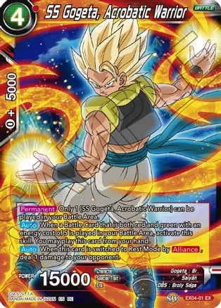 SS Gogeta, Acrobatic Warrior [EX04-01] | Fandemonia Ltd