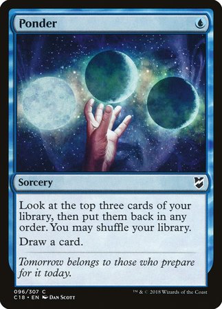 Ponder [Commander 2018] | Fandemonia Ltd
