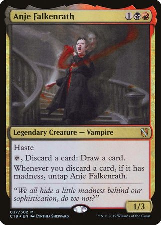 Anje Falkenrath [Commander 2019] | Fandemonia Ltd