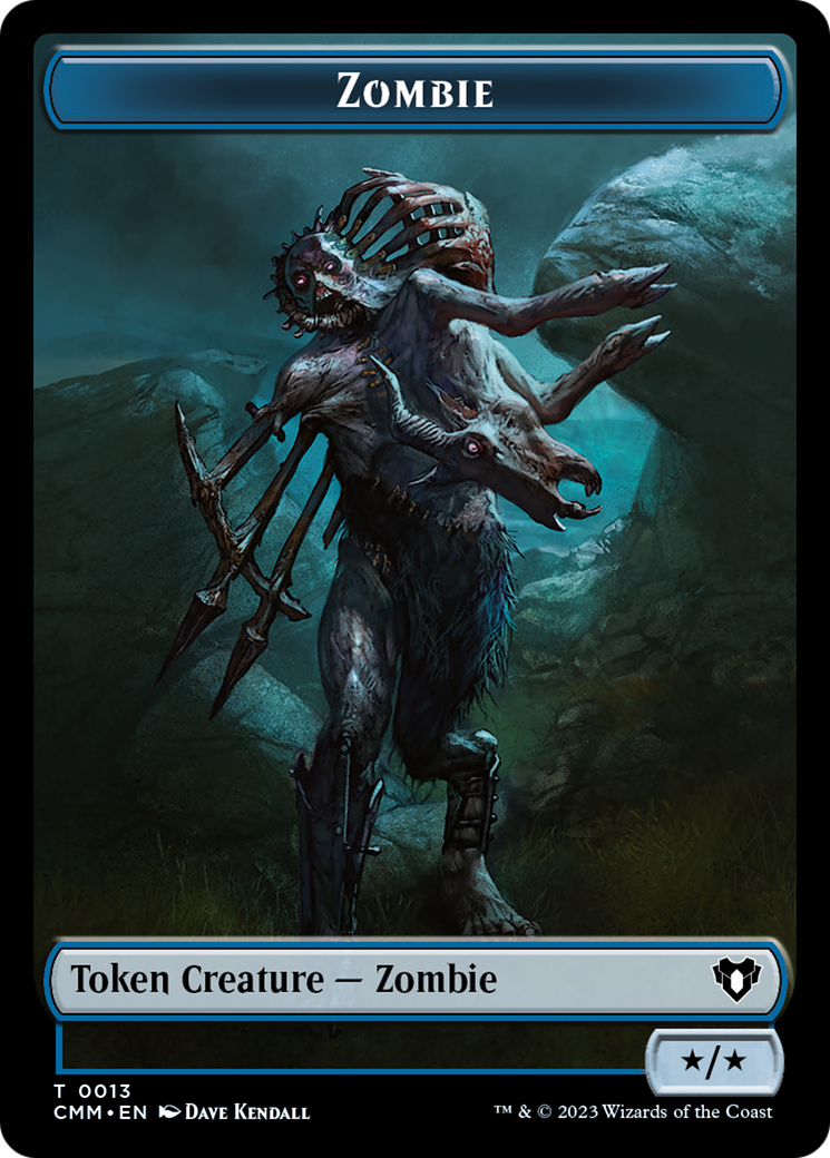 Zombie Token (13) [Commander Masters Tokens] | Fandemonia Ltd