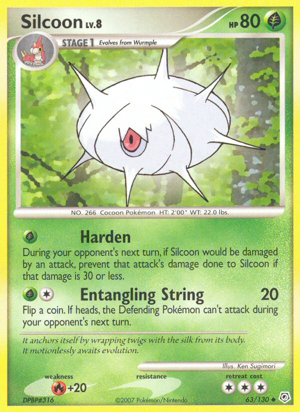 Silcoon (63/130) [Diamond & Pearl: Base Set] | Fandemonia Ltd