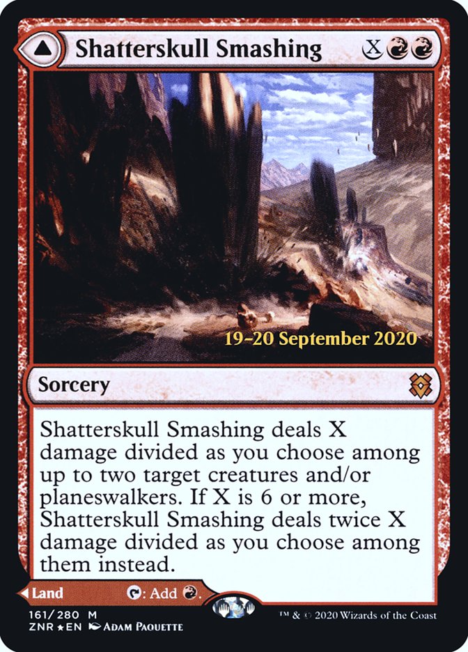 Shatterskull Smashing // Shatterskull, the Hammer Pass  [Zendikar Rising Prerelease Promos] | Fandemonia Ltd