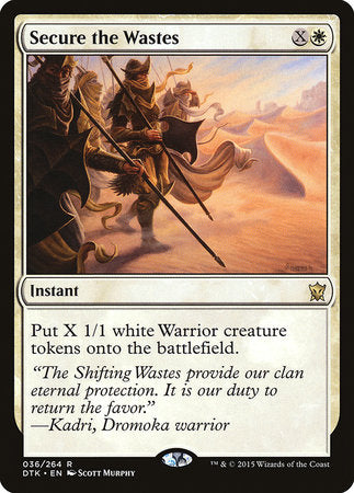 Secure the Wastes [Dragons of Tarkir] | Fandemonia Ltd