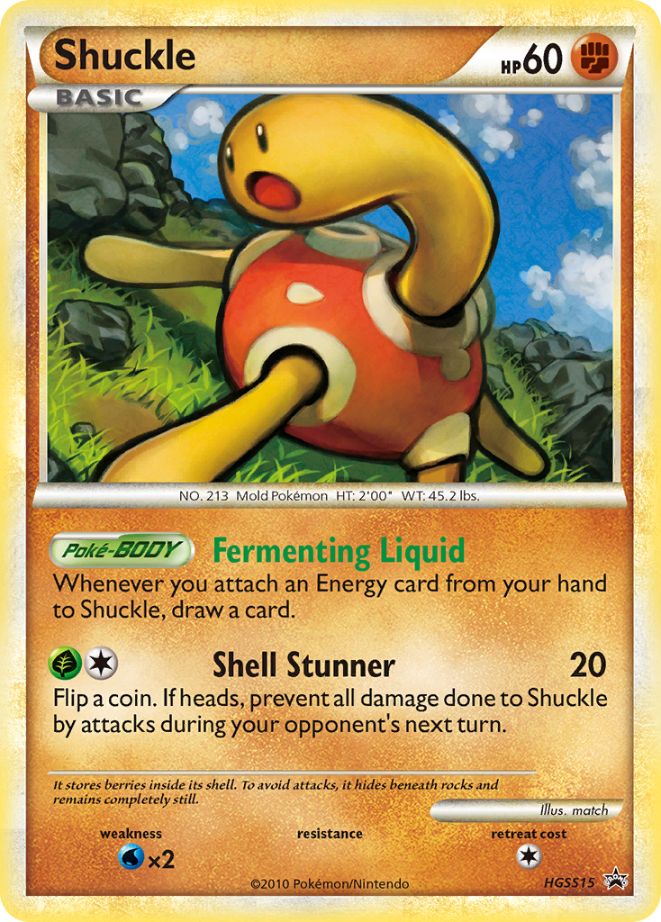 Shuckle (HGSS15) [HeartGold & SoulSilver: Black Star Promos] | Fandemonia Ltd