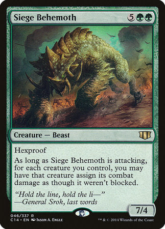 Siege Behemoth [Commander 2014] | Fandemonia Ltd