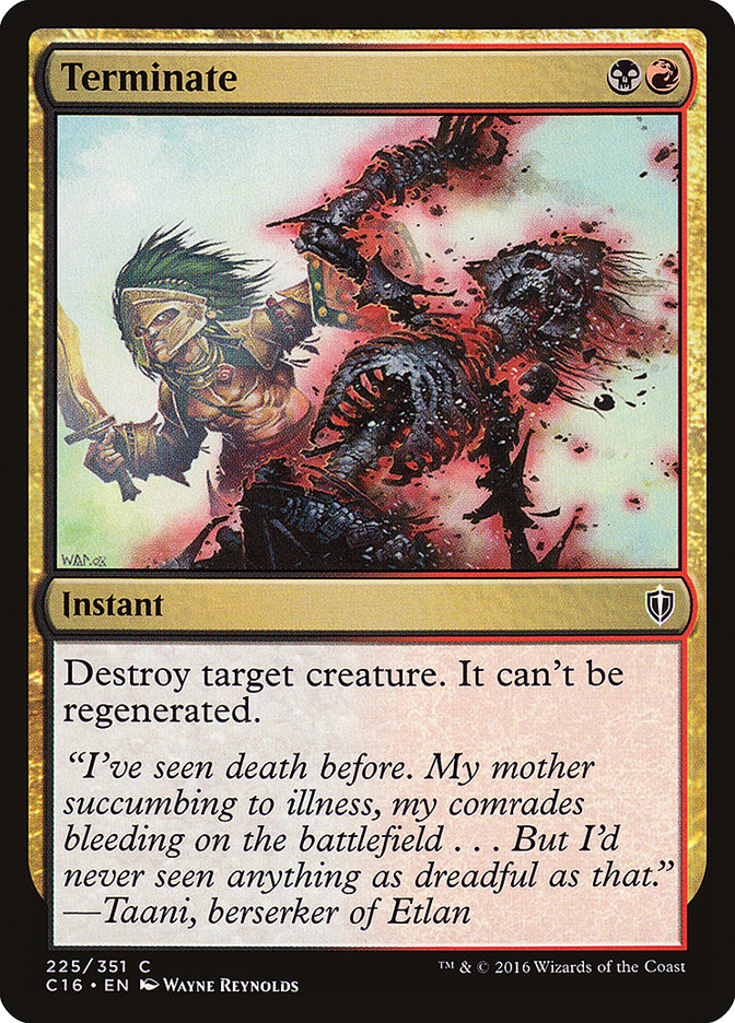 Terminate [Commander 2016] | Fandemonia Ltd