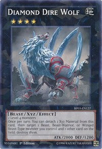 Diamond Dire Wolf (Shatterfoil) [BP03-EN127] Rare | Fandemonia Ltd