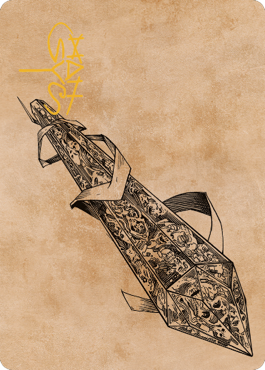 Stonespeaker Crystal Art Card (Gold-Stamped Signature) [Commander Legends: Battle for Baldur's Gate Art Series] | Fandemonia Ltd