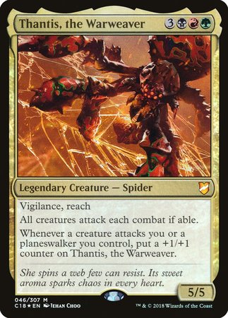 Thantis, the Warweaver [Commander 2018] | Fandemonia Ltd