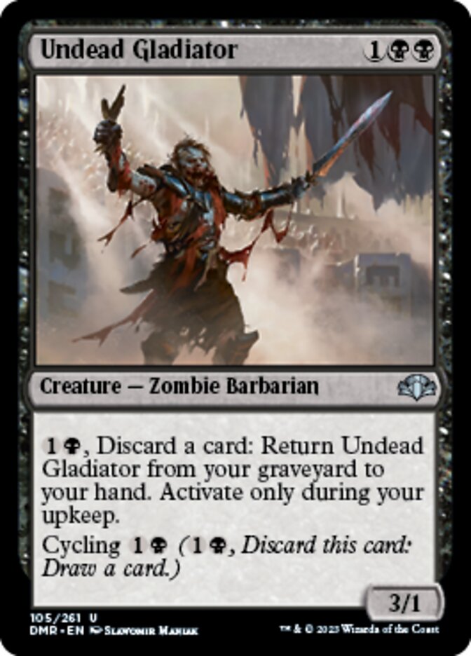 Undead Gladiator [Dominaria Remastered] | Fandemonia Ltd