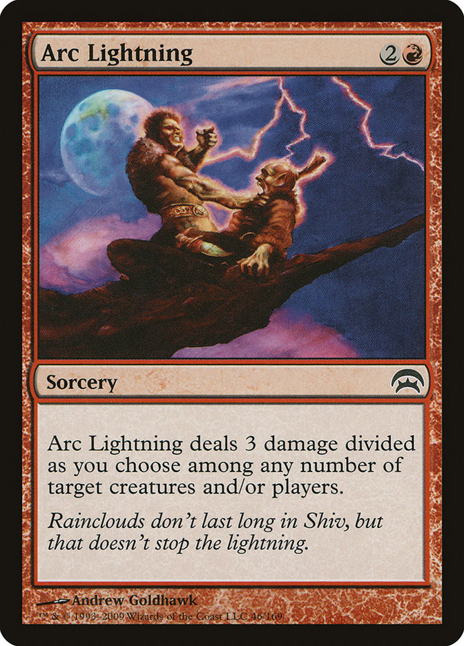 Arc Lightning [Planechase] | Fandemonia Ltd