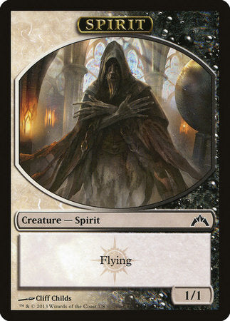 Spirit Token (Black/White) [Gatecrash Tokens] | Fandemonia Ltd