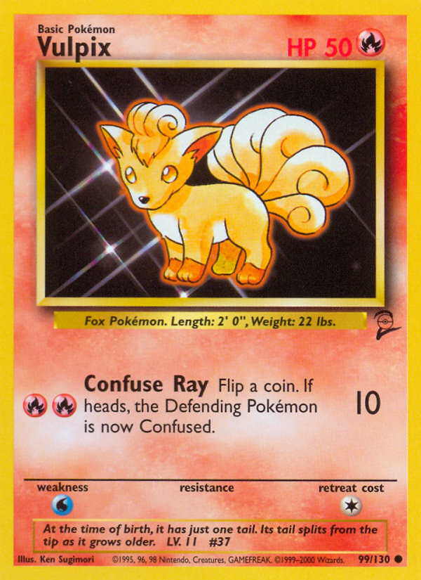 Vulpix (99/130) [Base Set 2] | Fandemonia Ltd