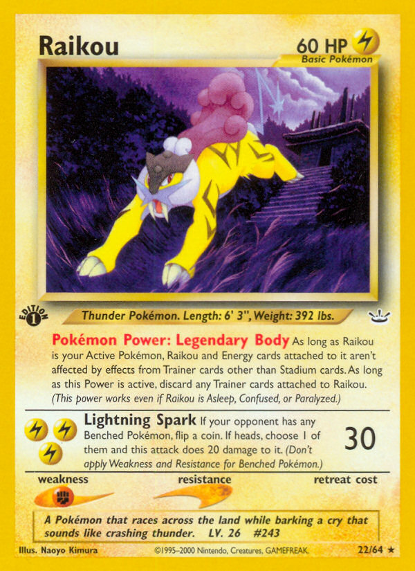 Raikou (22/64) [Neo Revelation 1st Edition] | Fandemonia Ltd