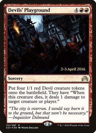 Devils' Playground [Shadows over Innistrad Promos] | Fandemonia Ltd
