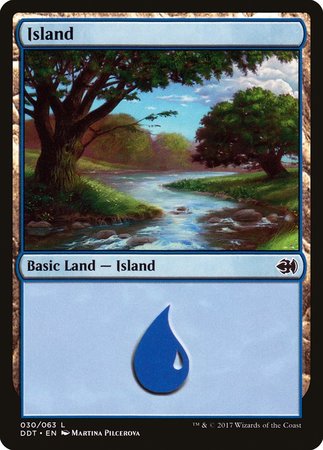 Island (30) [Duel Decks: Merfolk vs. Goblins] | Fandemonia Ltd