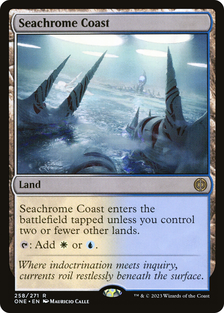 Seachrome Coast [Phyrexia: All Will Be One] | Fandemonia Ltd