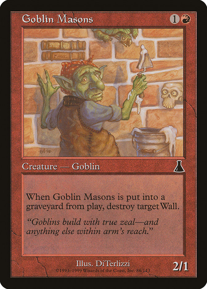 Goblin Masons [Urza's Destiny] | Fandemonia Ltd