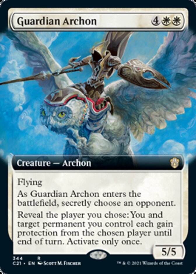 Guardian Archon (Extended) [Commander 2021] | Fandemonia Ltd