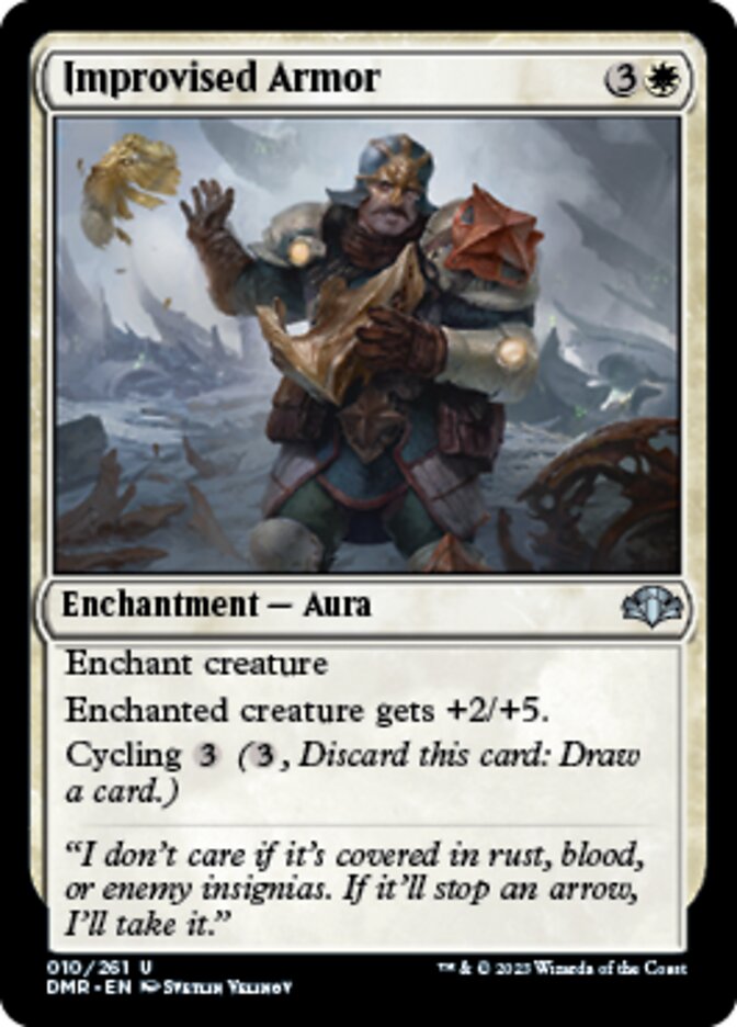 Improvised Armor [Dominaria Remastered] | Fandemonia Ltd