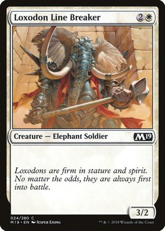 Loxodon Line Breaker [Core Set 2019] | Fandemonia Ltd