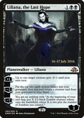 Liliana, the Last Hope [Eldritch Moon Promos] | Fandemonia Ltd