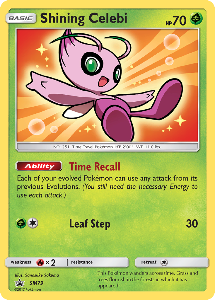 Shining Celebi (SM79) [Sun & Moon: Black Star Promos] | Fandemonia Ltd