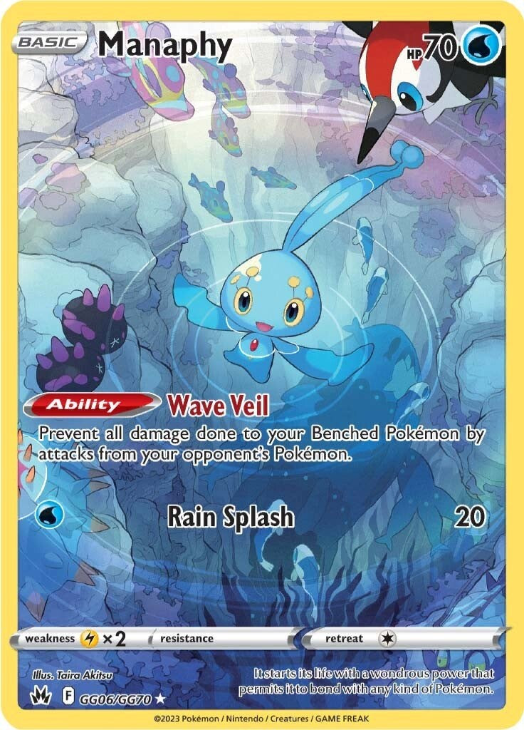 Manaphy (GG06/GG70) [Sword & Shield: Crown Zenith] | Fandemonia Ltd