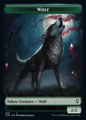 Wolf // Insect Double-sided Token [Commander Legends: Battle for Baldur's Gate Tokens] | Fandemonia Ltd