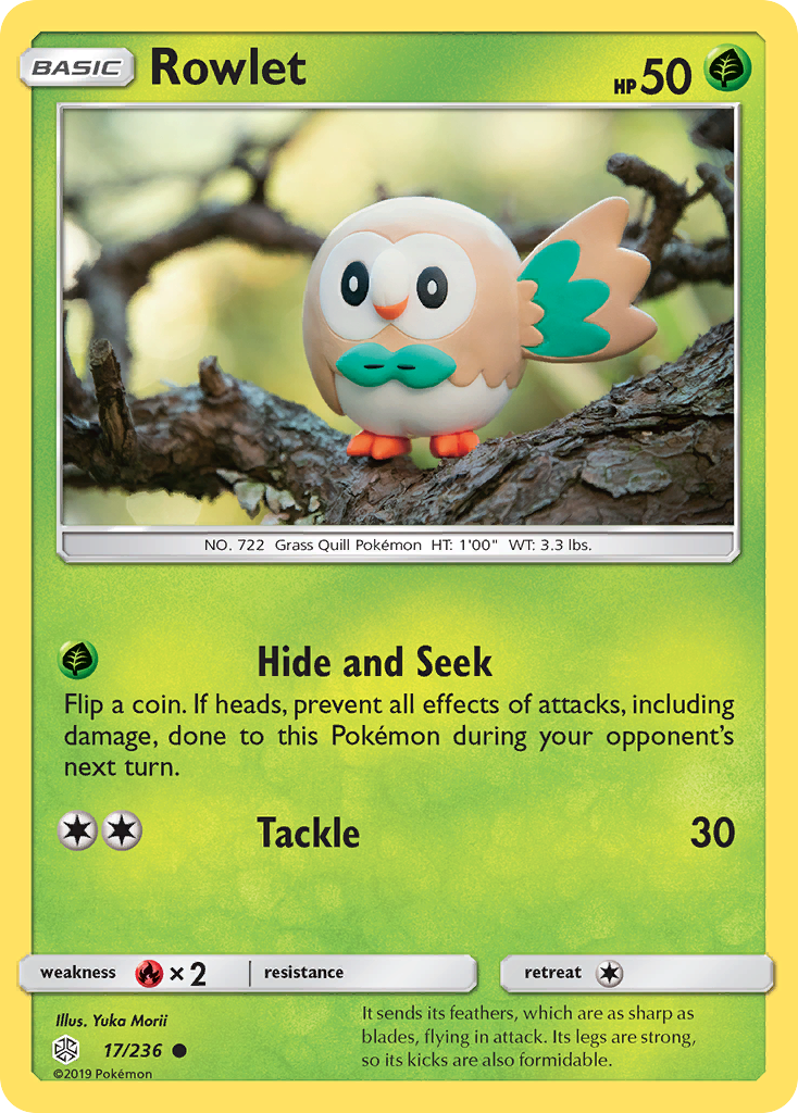 Rowlet (17/236) [Sun & Moon: Cosmic Eclipse] | Fandemonia Ltd