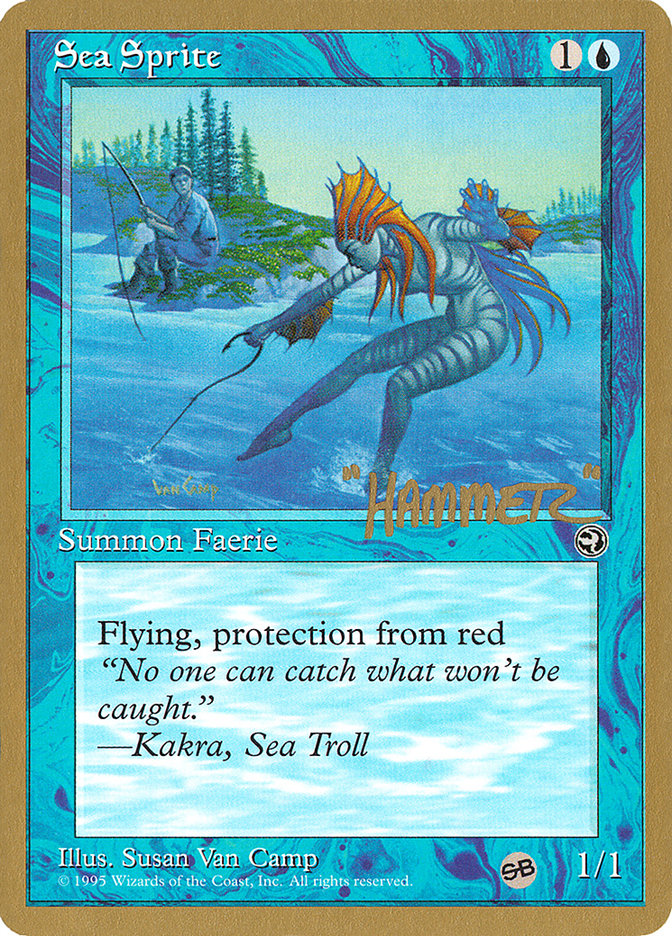Sea Sprite (Shawn "Hammer" Regnier) (SB) [Pro Tour Collector Set] | Fandemonia Ltd