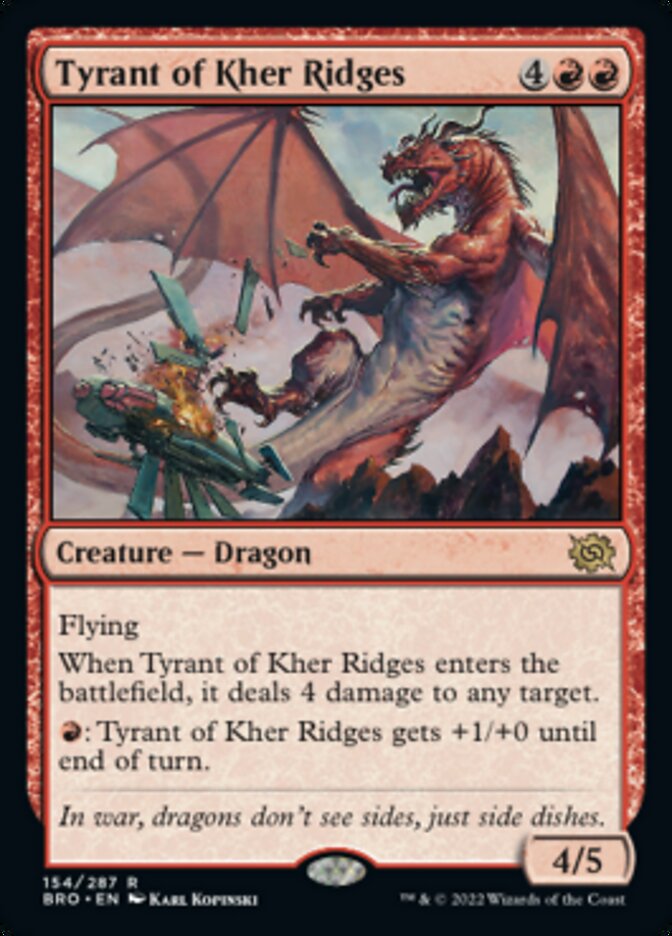 Tyrant of Kher Ridges [The Brothers' War] | Fandemonia Ltd