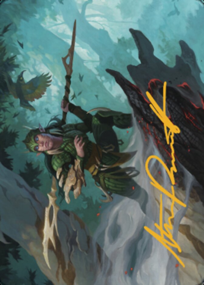 Gwenna, Eyes of Gaea Art Card (Gold-Stamped Signature) [The Brothers' War Art Series] | Fandemonia Ltd