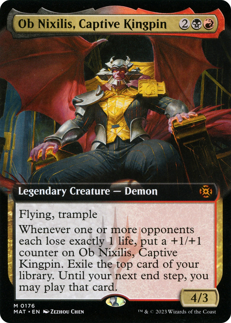 Ob Nixilis, Captive Kingpin (Extended Art) [March of the Machine: The Aftermath] | Fandemonia Ltd