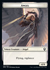 Kavu // Angel Double-sided Token [Dominaria United Commander Tokens] | Fandemonia Ltd