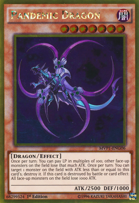 Pandemic Dragon [MVP1-ENG06] Gold Rare | Fandemonia Ltd