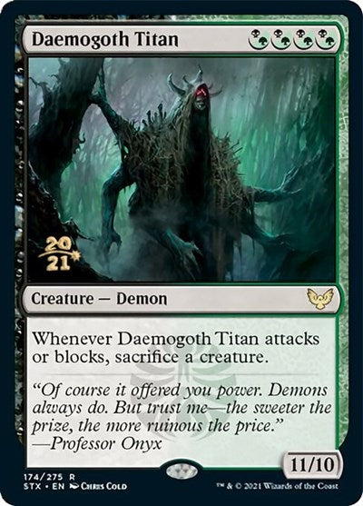 Daemogoth Titan [Strixhaven: School of Mages Prerelease Promos] | Fandemonia Ltd