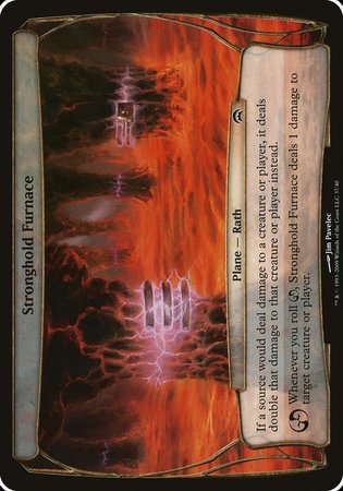 Stronghold Furnace (Planechase) [Planechase Planes] | Fandemonia Ltd