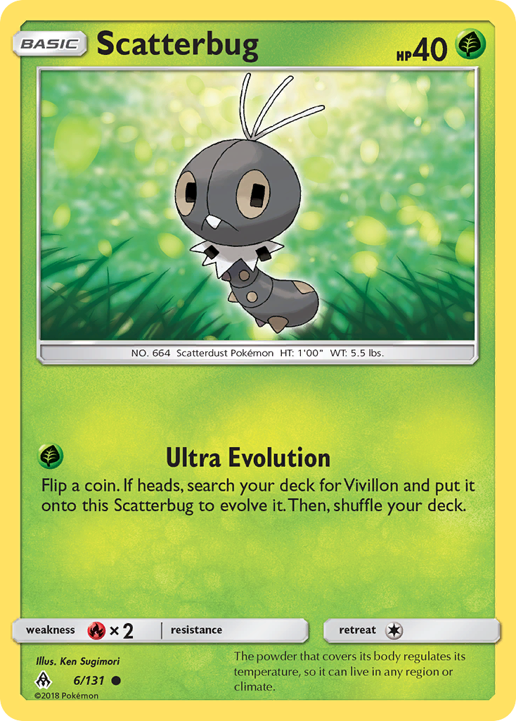 Scatterbug (6/131) [Sun & Moon: Forbidden Light] | Fandemonia Ltd