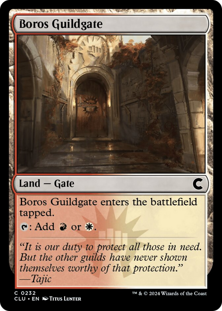 Boros Guildgate [Ravnica: Clue Edition] | Fandemonia Ltd