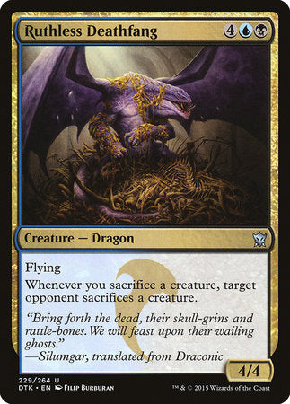 Ruthless Deathfang [Dragons of Tarkir] | Fandemonia Ltd