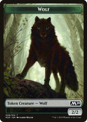Wolf Double-sided Token [Challenger Decks 2020 Tokens] | Fandemonia Ltd