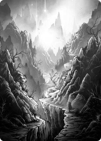 Mountain Art Card [Innistrad: Midnight Hunt Art Series] | Fandemonia Ltd