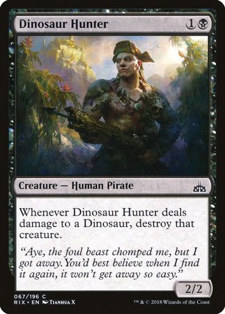 Dinosaur Hunter [Rivals of Ixalan] | Fandemonia Ltd