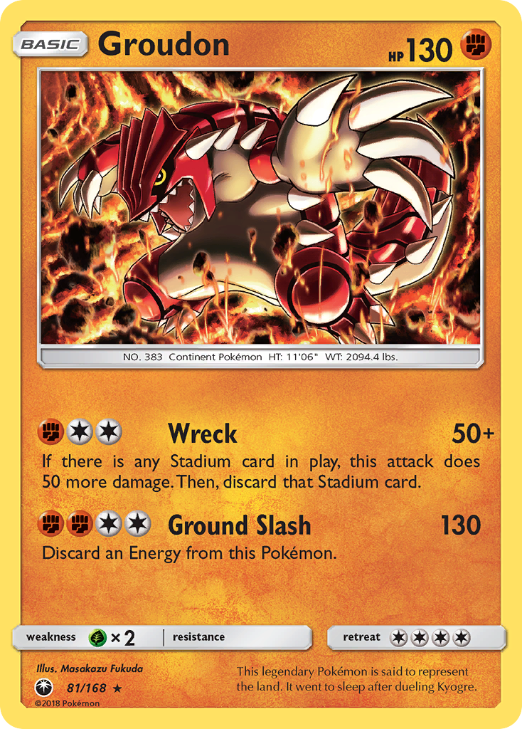 Groudon (81/168) [Sun & Moon: Celestial Storm] | Fandemonia Ltd