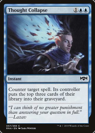 Thought Collapse [Ravnica Allegiance] | Fandemonia Ltd