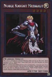Noble Knight Medraut [NKRT-EN006] Platinum Rare | Fandemonia Ltd