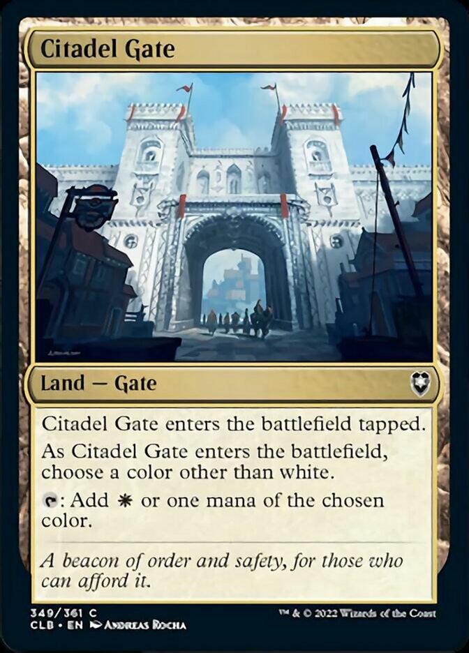 Citadel Gate [Commander Legends: Battle for Baldur's Gate] | Fandemonia Ltd