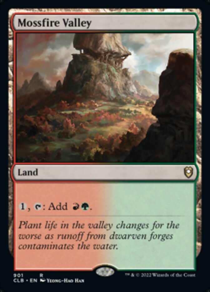 Mossfire Valley [Commander Legends: Battle for Baldur's Gate] | Fandemonia Ltd